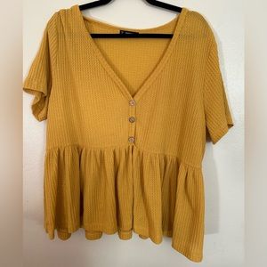 Shein v neck blouse